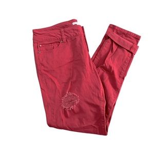 New York & Company Distressed Skinny Jeans-Size 12